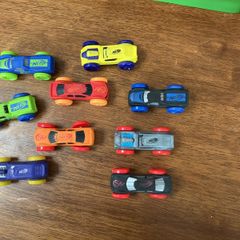 9 small nerf cars