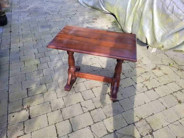 Mahogany bar tables