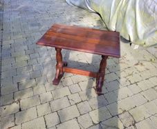 Mahogany bar tables