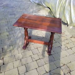 Mahogany bar tables