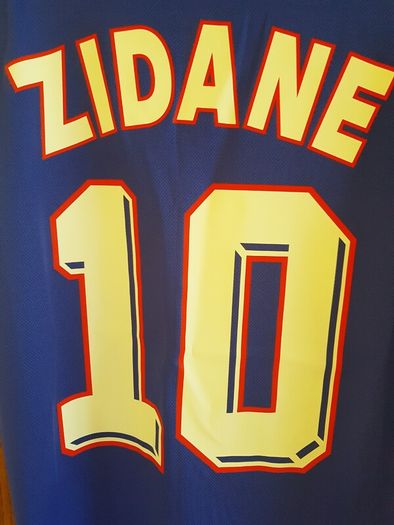 France 1998 World Cup Final Shirt - Zidane #10 - Size M