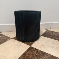 Velvet Green storage ottoman