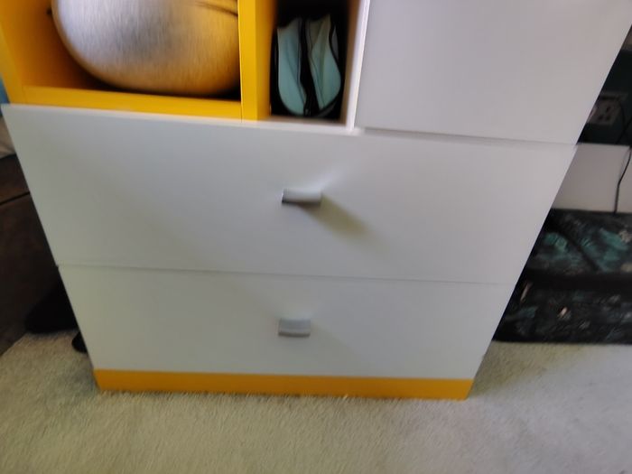 3 piece set: Computer desk +wall cabinet +chest of drawers combo!!