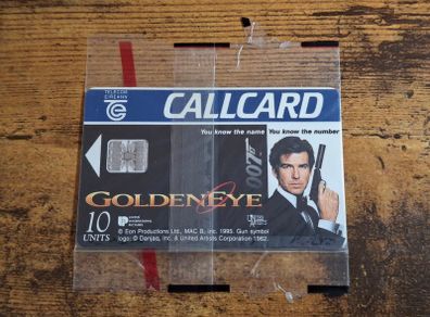 Ireland CallCard "Golden Eye / James Bond", mint in wrapper, 11/1995, 10 Units - free standard postage