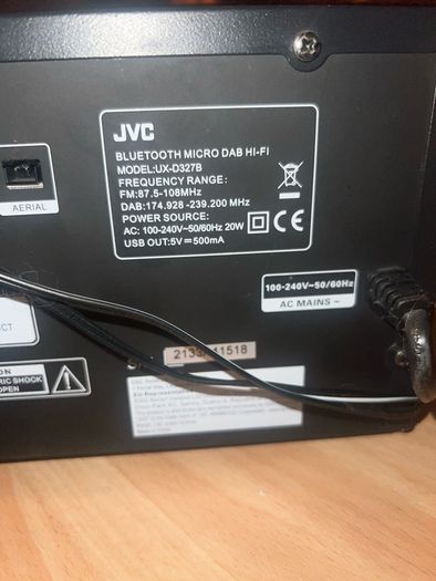 JVC Micro Music System with Bluetooth