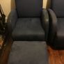Sofa, Chair + Footstool (navy) Image 5