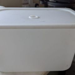 Large Storage Containers with Lids (2 Available)