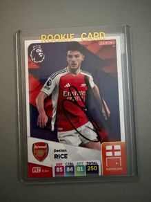 Declan Rice Arsenal FC signed card