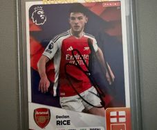 Declan Rice Arsenal FC signed card