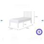 Ezra single Bed Frame Image 9