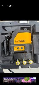 DeWalt cross-line laser level .