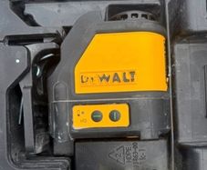 DeWalt cross-line laser level .
