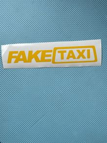 Fake Taxi Sticker