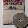 Belgium 1927 25 Centimes. Image 5