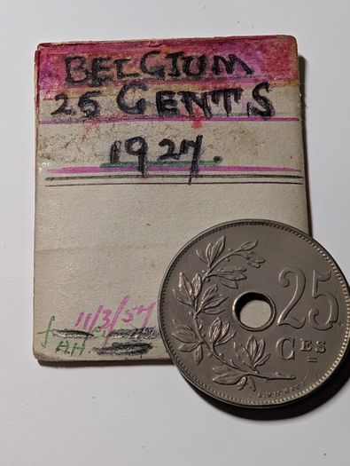 Belgium 1927 25 Centimes.