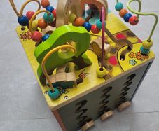 B Toys Battat Zany Zoo Wooden Activity Cube Assortment