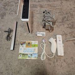 Nintendo Wii Console Bundle Controller Nunchuck HDMI Wii Sports Sensor Bar