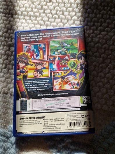 Bakugan Battle Brawlers PlayStation2 Ps2 Games Original