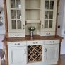 solid oak kitchen, Island with granite top & Dresser.  Dresser can be sold separately Image 3