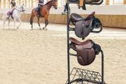 3 Tiers Saddle Stand Freestanding 30 x 30 x 68.5 in