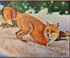 The mouse that got away | oil on canvas panel