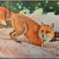 The mouse that got away | oil on canvas panel