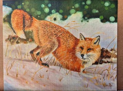 The mouse that got away | oil on canvas panel