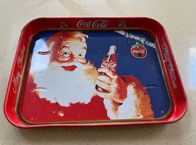 Coca Cola Christmas Metal Tray