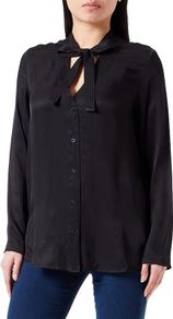 Armani Exchange Ladies Casual Fit 3RYC18 , Lace-up collar, Button closure. Shirt / Shirt / Blouse