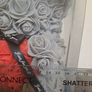 Grey Rose Bear with Red Heart Valentine Gift Image 3