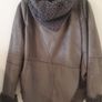 Oasis waterfall suede coat with borg lining Image 2