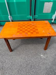 Vintage Chess Table