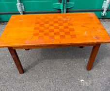 Vintage Chess Table