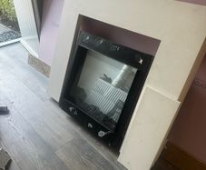 Integrated electric fire
