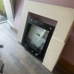 Integrated electric fire