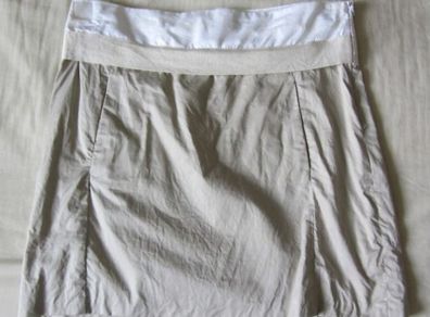 Creamy mini skirt from "Zara"