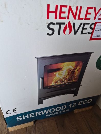 Henley stove with back boiler 12kw