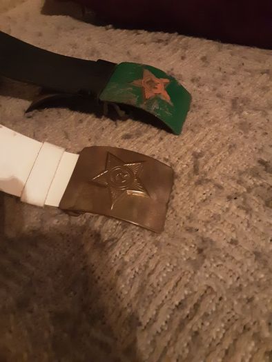 militaria Russian naval belt's,