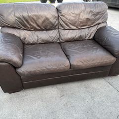 couch 2 seater 1 seater leather