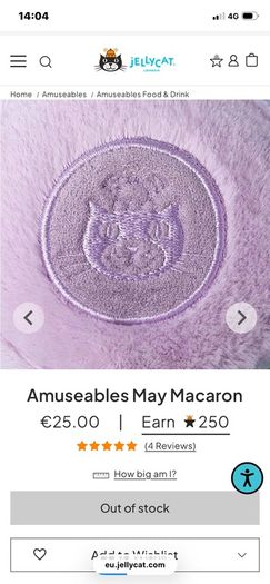 New JELLYCAT Mona Macaron & May Macaron Pair