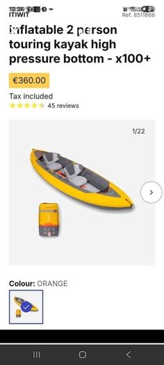 inflatable kayak