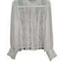 Zara romantic lace and ruffled Blouse Image 2
