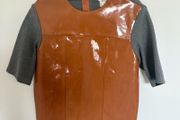 Brand new Marni x H&amp;M patent leather top
