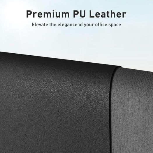 Leather Desk Pad Protector,Mouse Mat,Office Desk Mat,Non-Slip PU Leather Desk Blotter,Laptop Desk Pad,Waterproof Desk Writing Pad for Office and Home