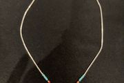 Dreamcatcher Sterling Silver &amp; Coloured Beads Chain