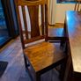Dining Table and 6 chairs Dark wood Image 4