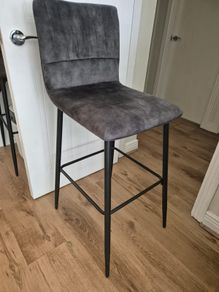 Bar stools - Grey/Green