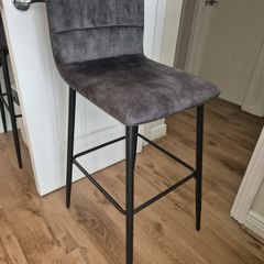 Bar stools - Grey/Green