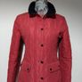 Red Quilted Jacket Image 4