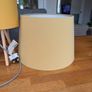 Mustard Yellow Home Decor Set   2x Tripod Lamps, Large Shade & Magazine Holder Image 6